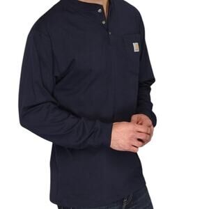 NWOT CARHARTT FLAME RESISTANT MEN'S LONG SLEEVE SHIRT, COTTON MEN'S SIZE 2XL